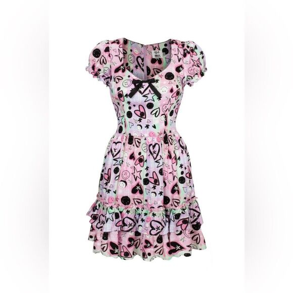 Hell Bunny Smiley Robbie Dress - Picture 1 of 7